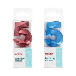 Birthday Candle, Number 5, 1 Ct
