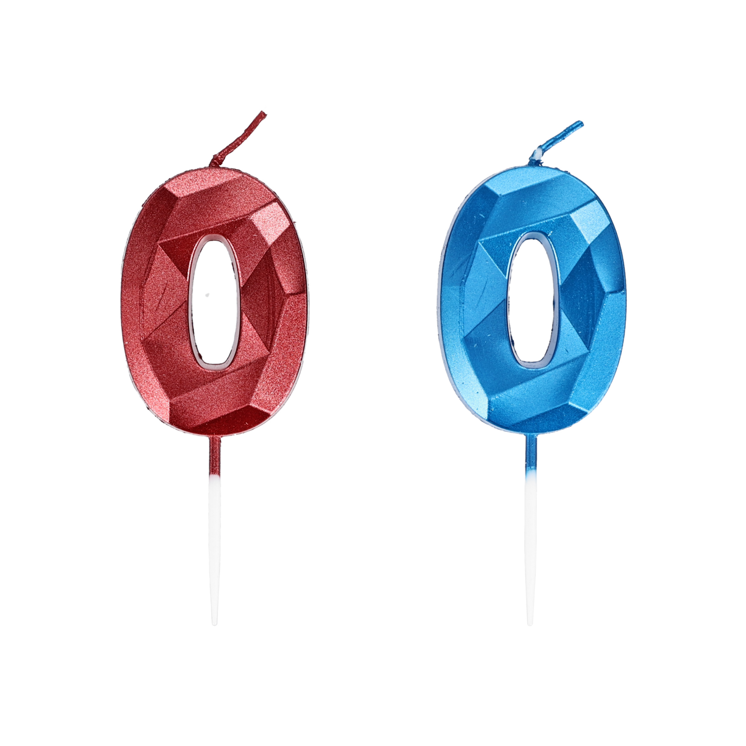 slide 2 of 2, Meijer Birthday Candle, Number 0, 1 ct