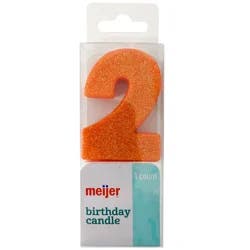 Meijer Birthday Candle, Number 2