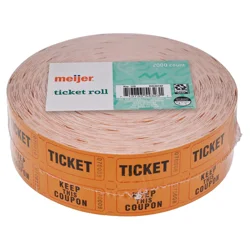 Meijer Ticket Roll