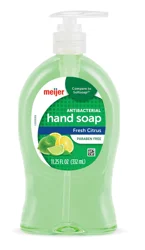 Meijer Liquid Hand Soap, Fresh Citrus