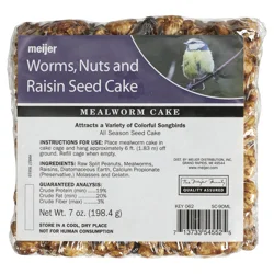 Meijer Worms Nuts Raisins Seed Cake