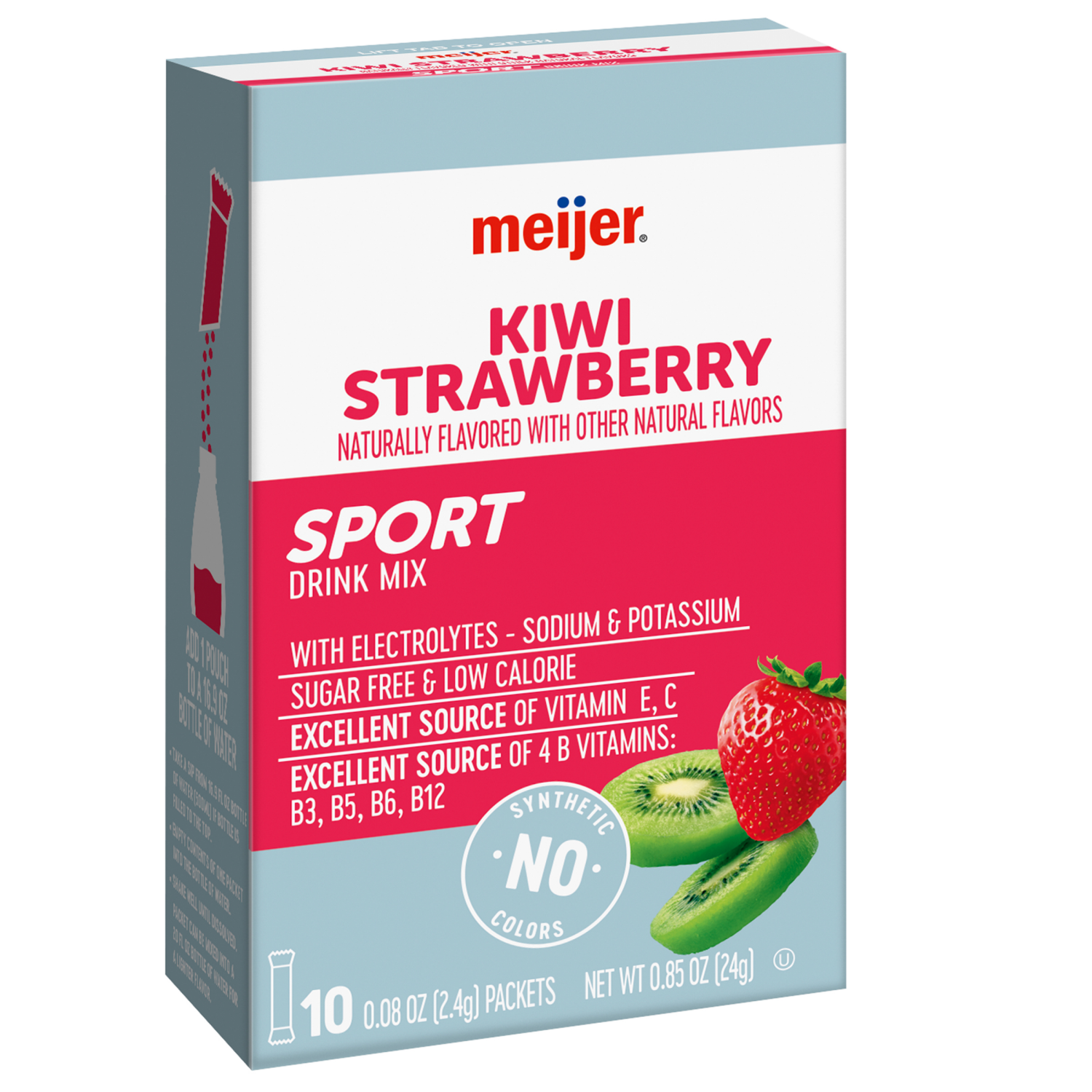 slide 6 of 8, Meijer Kiwi Strawberry Sport Drink Mix - 10 ct, 10 ct
