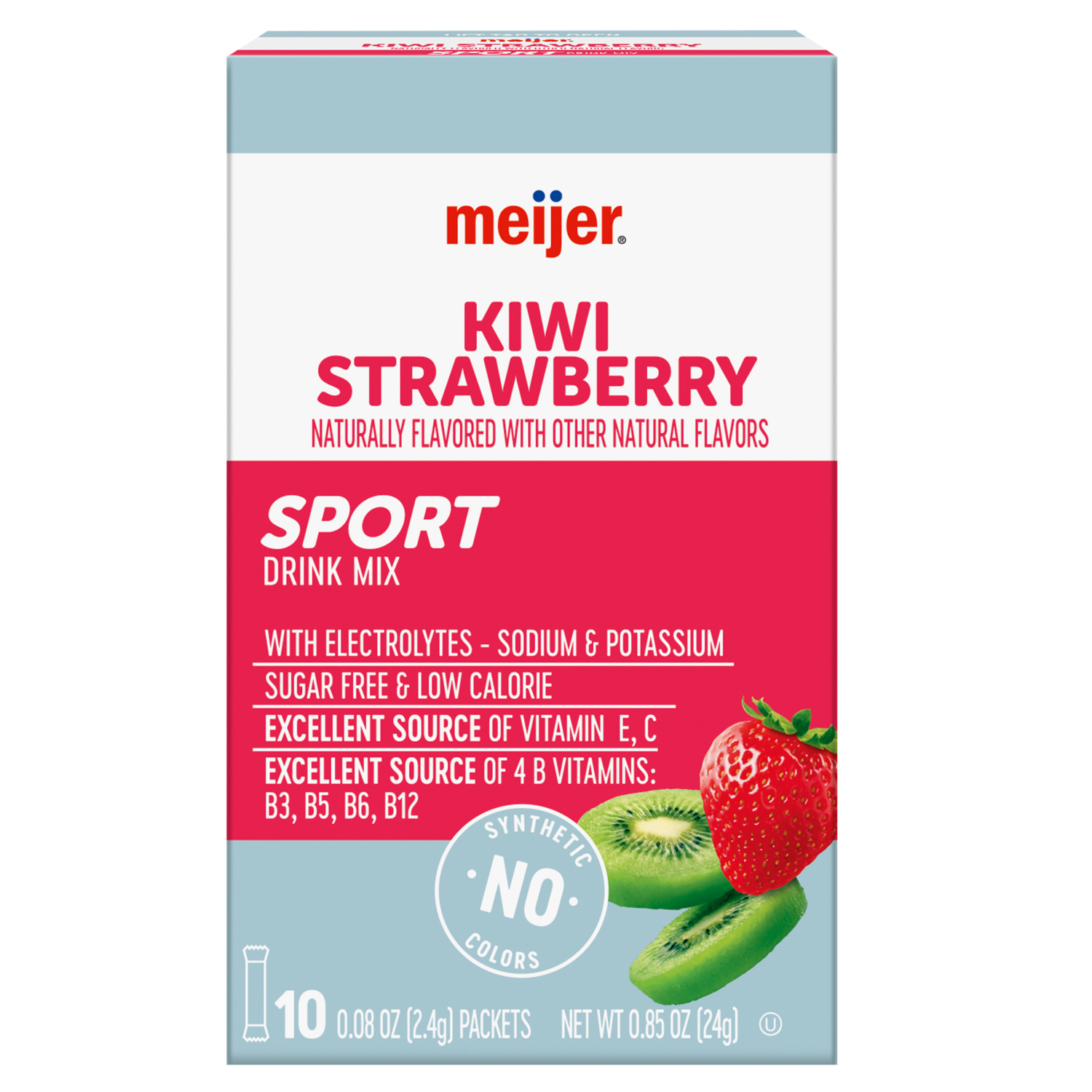 slide 1 of 8, Meijer Kiwi Strawberry Sport Drink Mix - 10 ct, 10 ct