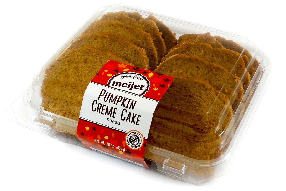 slide 3 of 7, FRESH FROM MEIJER Meijer Pound Cake, Pumpkin Sliced, 16 oz, 16 oz