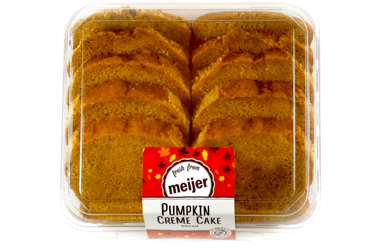 slide 5 of 7, FRESH FROM MEIJER Meijer Pound Cake, Pumpkin Sliced, 16 oz, 16 oz