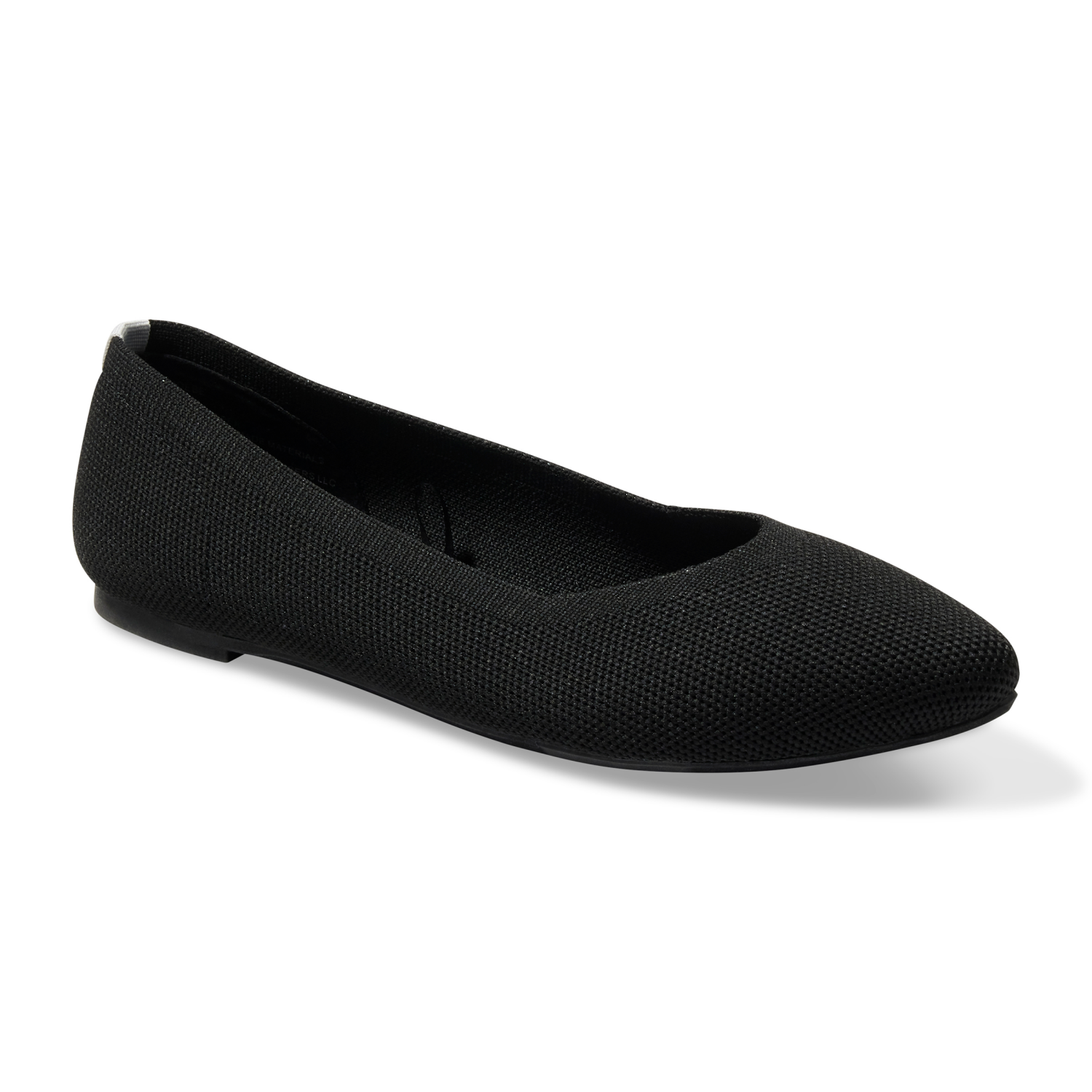 slide 1 of 6, Falls Creek Women's Phoebe Flat, Black, Size 6, 1 ct