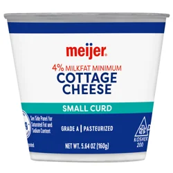 Meijer Cottage Cheese Plain 5.64oz.