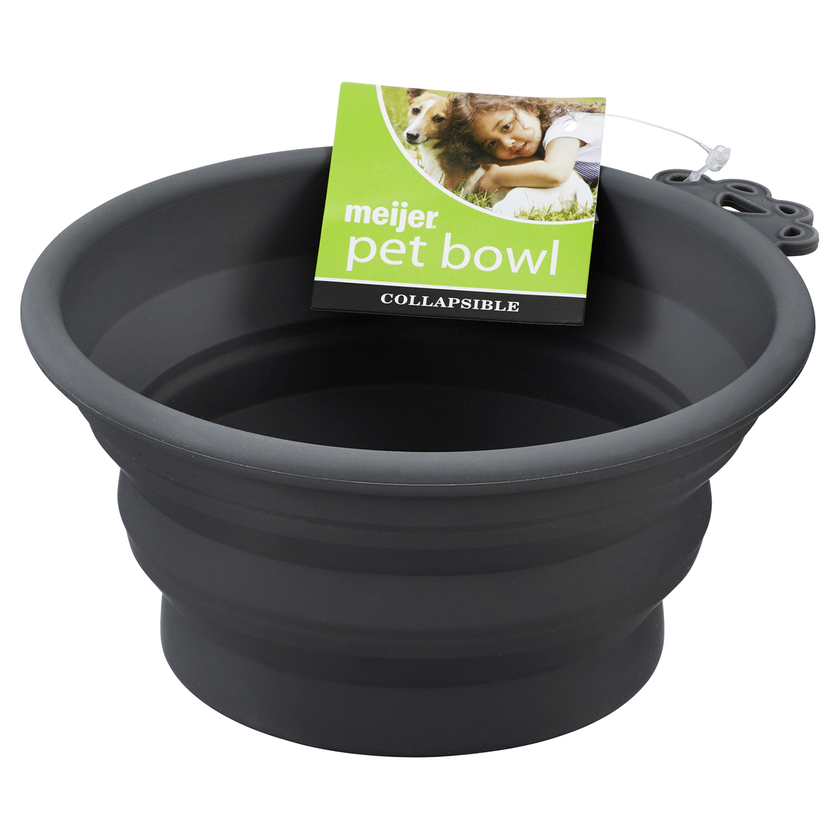 slide 2 of 2, Meijer Collapsible Silicone Pet Bowl, 1 ct