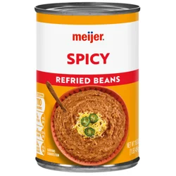 Meijer Refried Beans Spicy, 16oz.