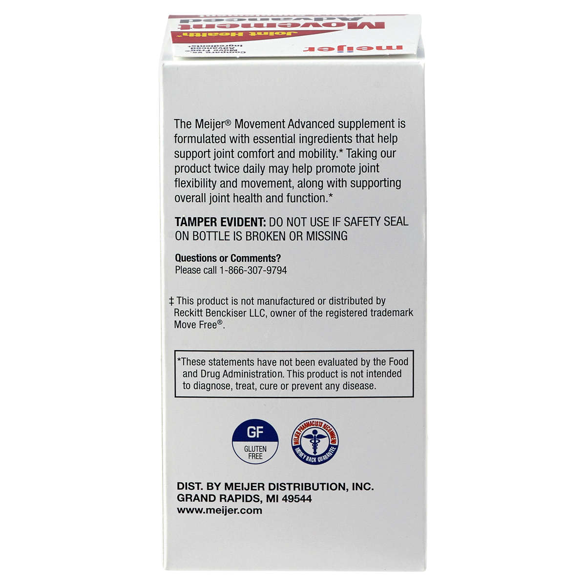 slide 3 of 3, Meijer Glucosamine Chondroitin Advanced Triple Strength, 80 ct