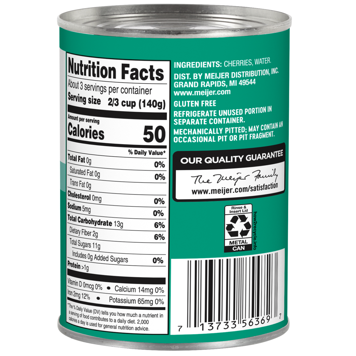 slide 2 of 2, Meijer Pitted Red Tart Cherries, 15 oz