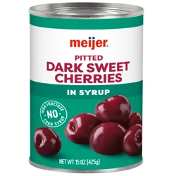 Meijer Dark Sweet Cherries in Syrup Pitted