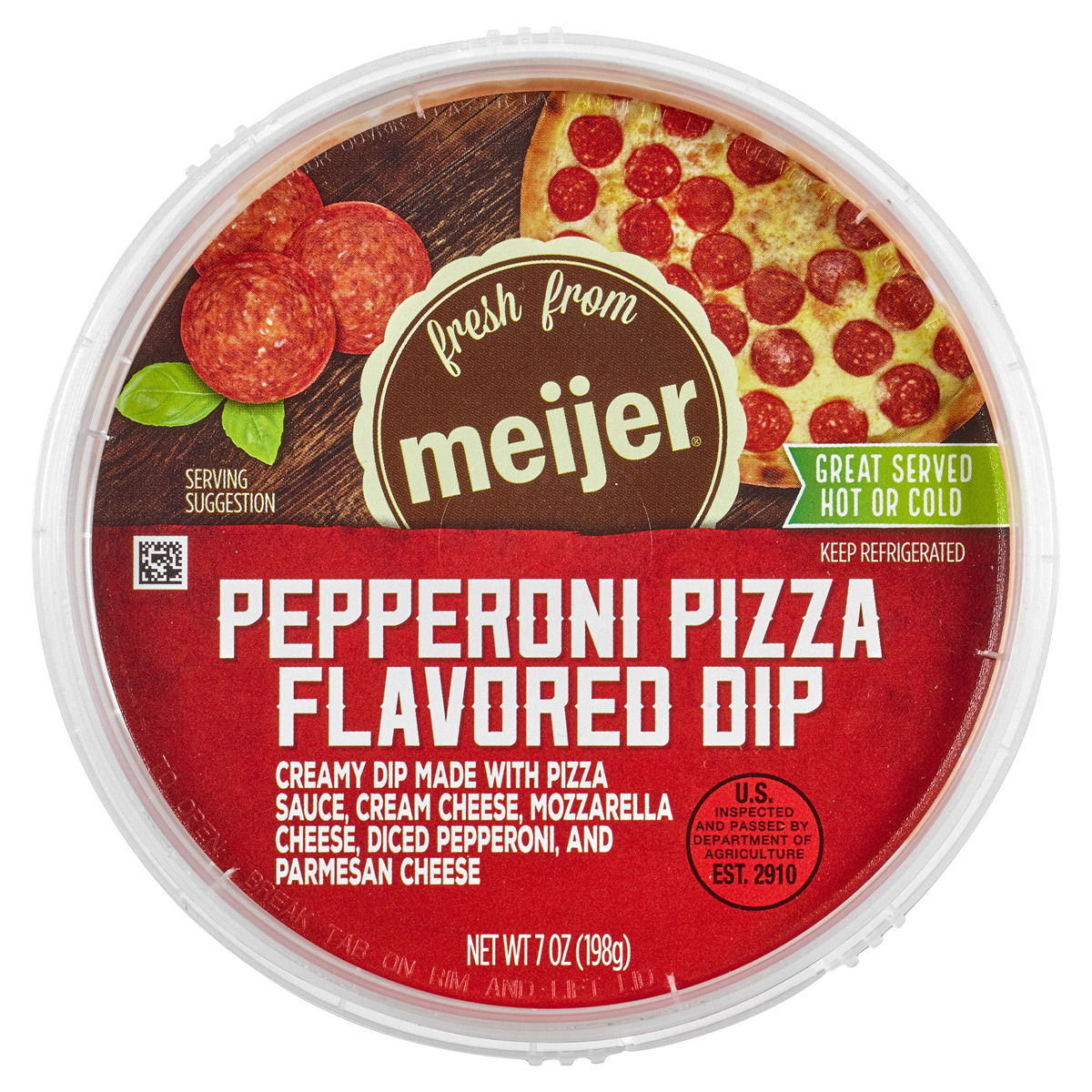 slide 3 of 4, Meijer Pepperoni Pizza Flavored Dip, 7 oz