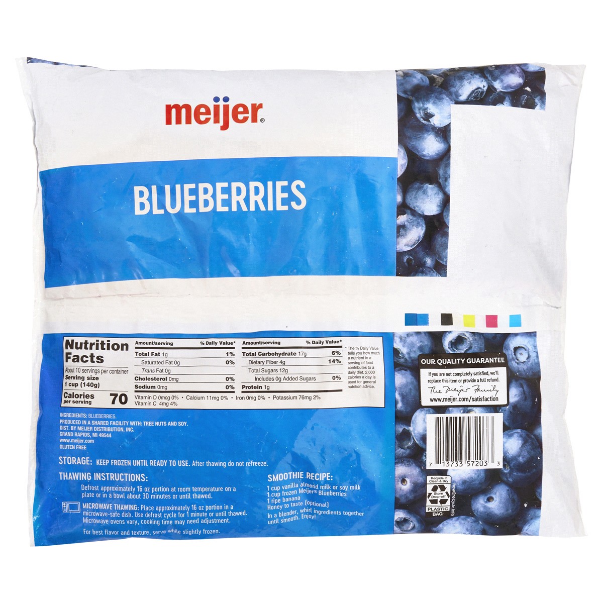 slide 2 of 2, Meijer Frozen Blueberries, 48 oz