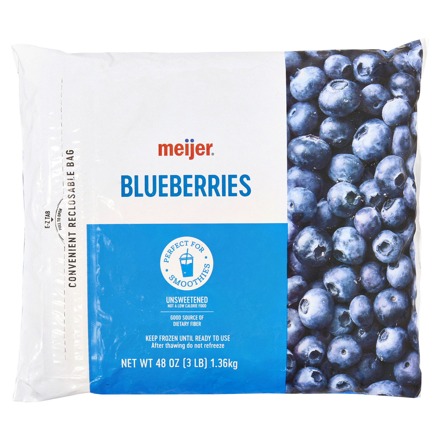 slide 1 of 2, Meijer Frozen Blueberries, 48 oz