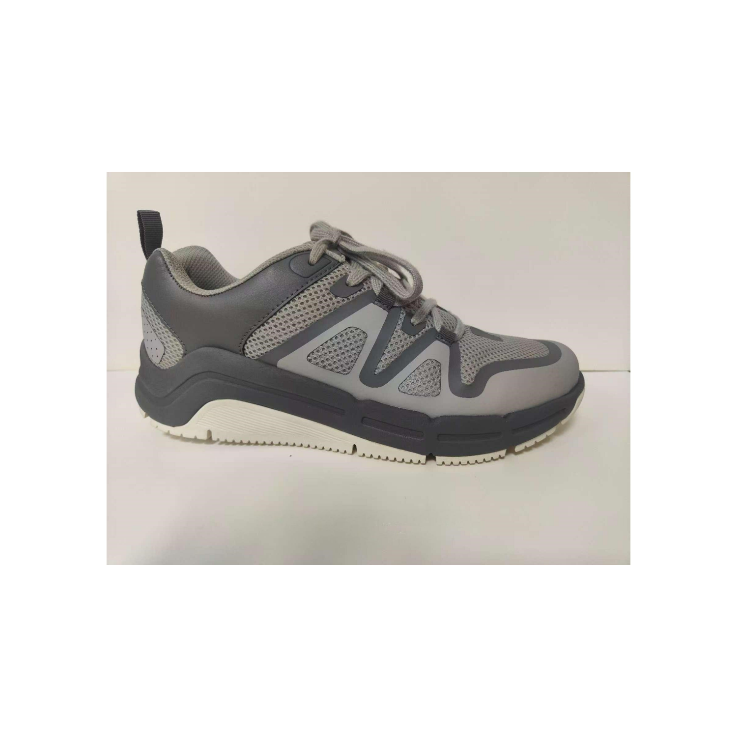 slide 1 of 1, VIVELY Mens Trail Sport Shoe, Grey, Size 12, Size 12