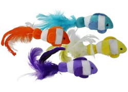 Meijer Clown Fish Assorted Cat Toy