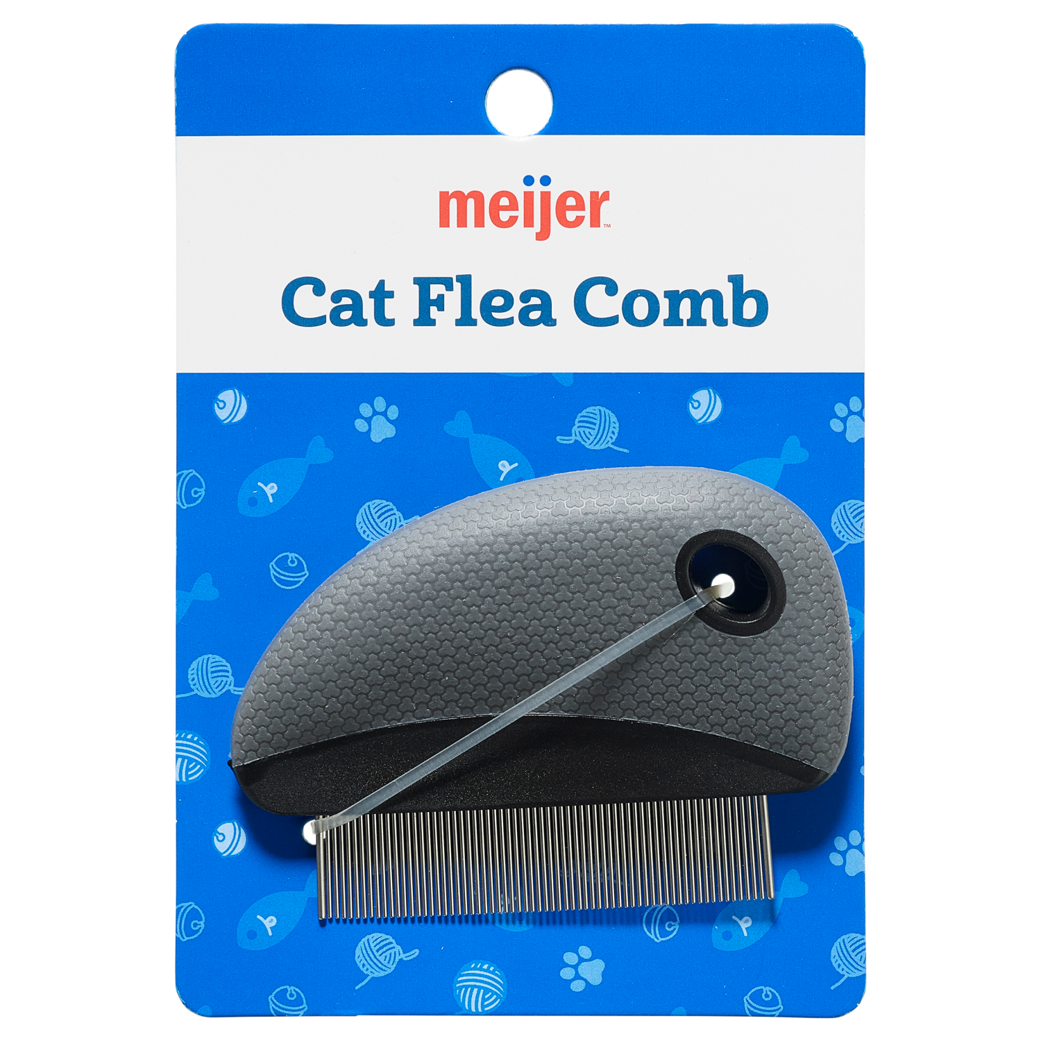 slide 1 of 2, Meijer Premium Cat Flea Comb, 1 ct