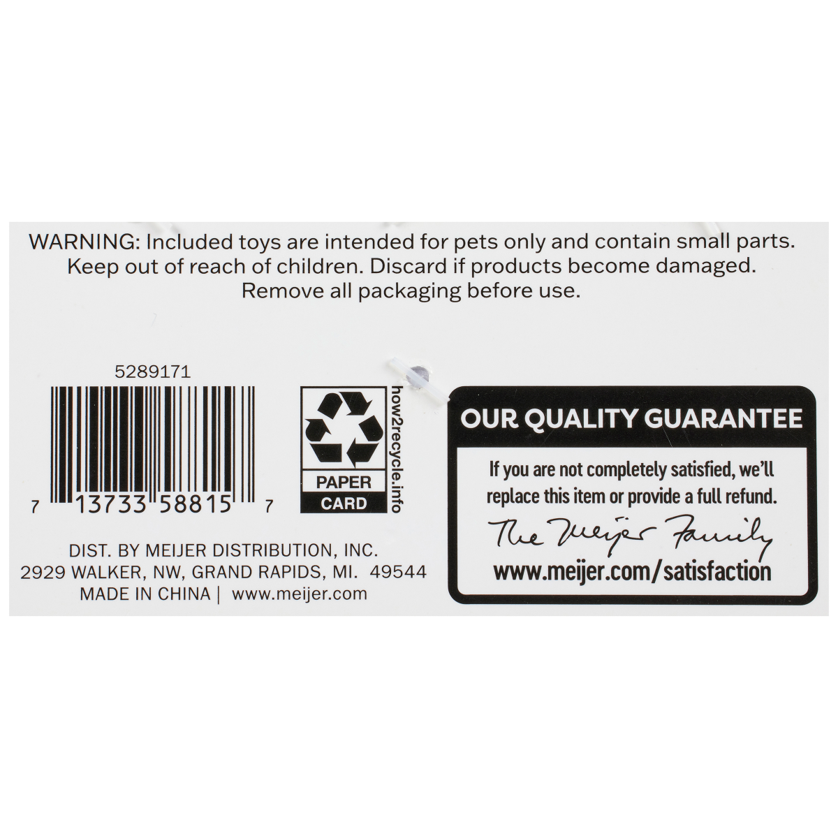slide 2 of 3, Meijer Cat Toy, Occupation Mice, 3 ct