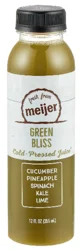 Fresh from Meijer Cold-Pressed Green Bliss Juice- 12 oz