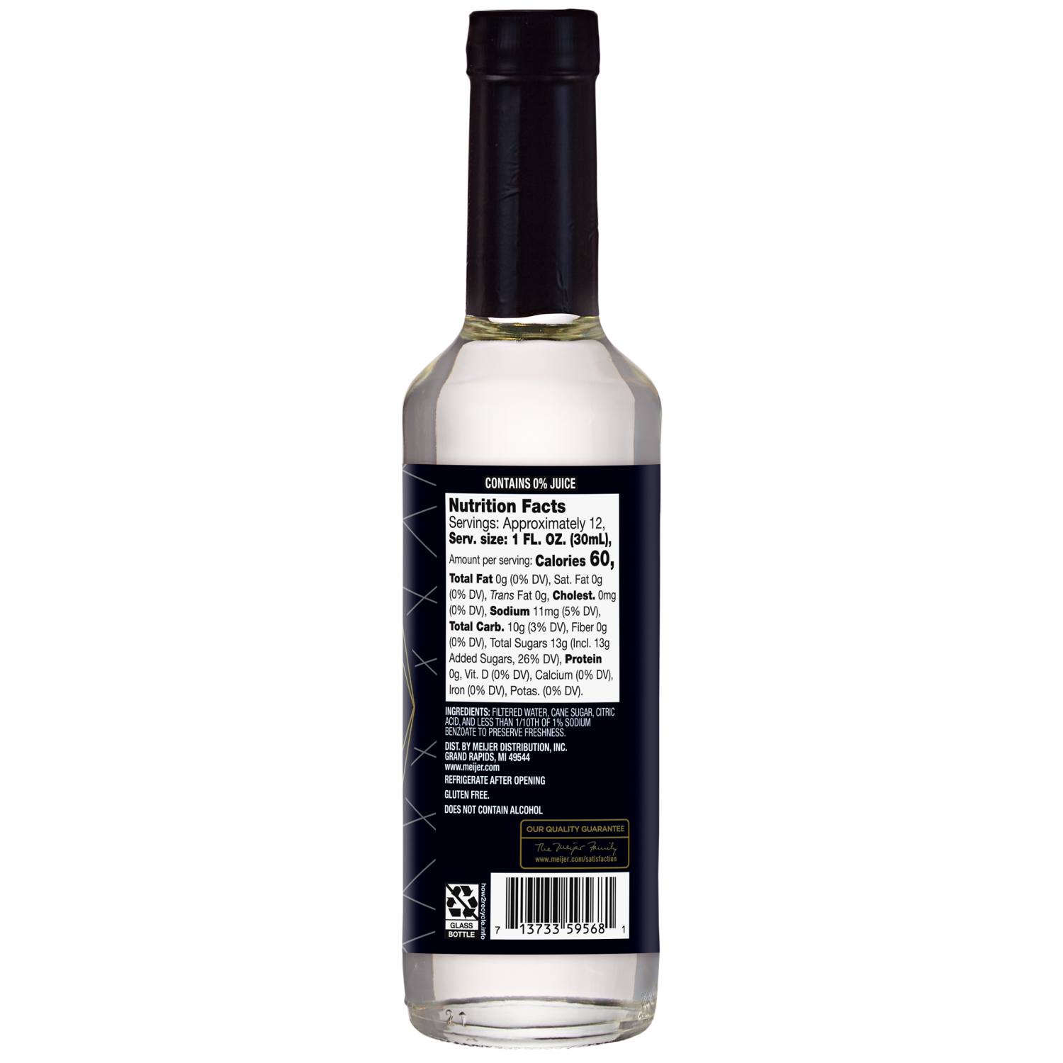 slide 3 of 3, Frederik's By Meijer Frederiks Simple Syrup, 12.68 oz