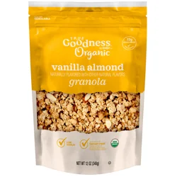 True Goodness Organic Vanilla Almond Granola, 12 oz