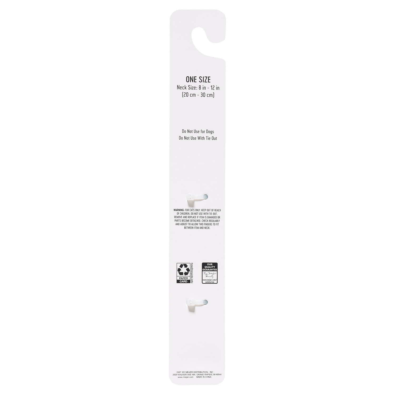 slide 2 of 3, Meijer Cat Collar Blue Floral, 1 ct