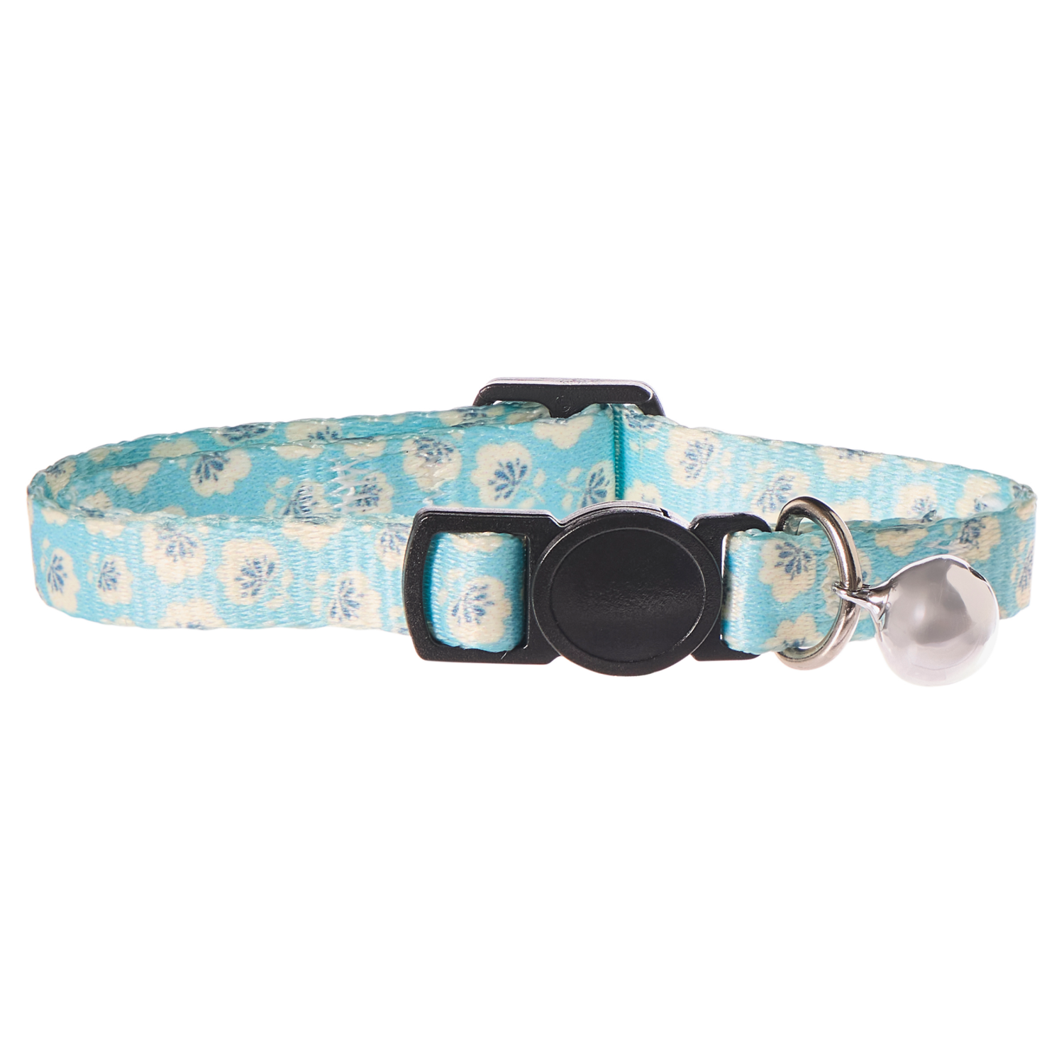 slide 3 of 3, Meijer Cat Collar Blue Floral, 1 ct