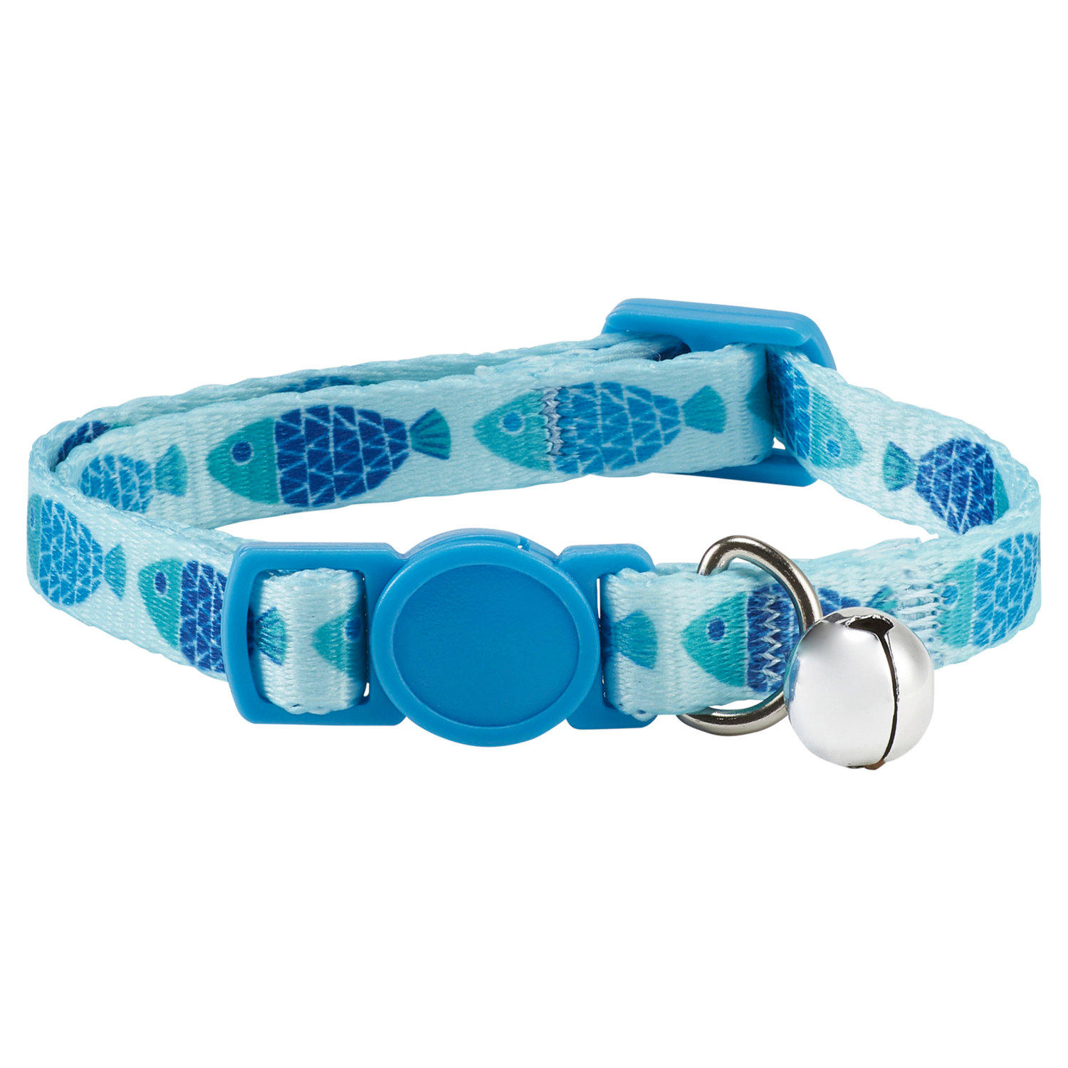 slide 1 of 1, Meijer Cat Collar Blue Fish, 1 ct