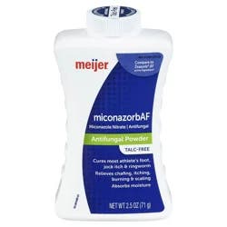 Meijer Miconazorb Miconazole Antifungal Powder
