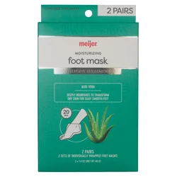 MEIJER FOOT MASK ALOE VERA