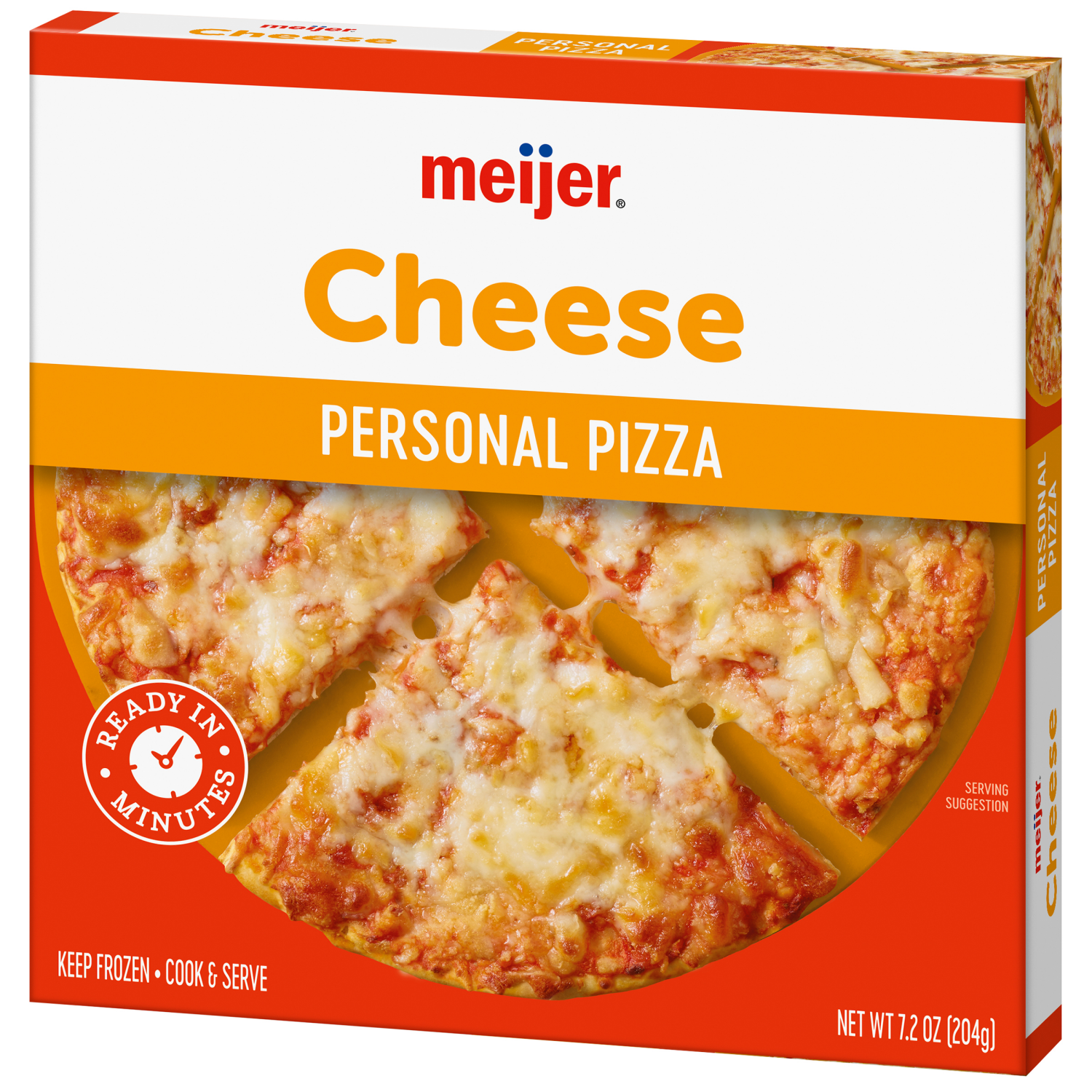 slide 7 of 8, Meijer Cheese Personal Size Frozen Pizza, 7.2 oz