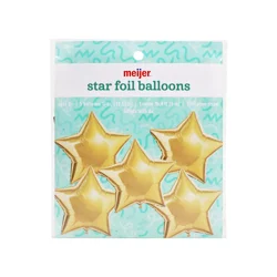 Meijer Foil Balloon, Stars