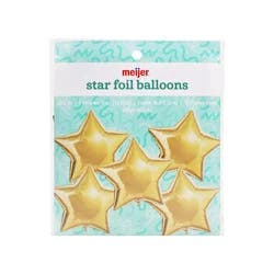 Meijer Foil Balloon, Stars