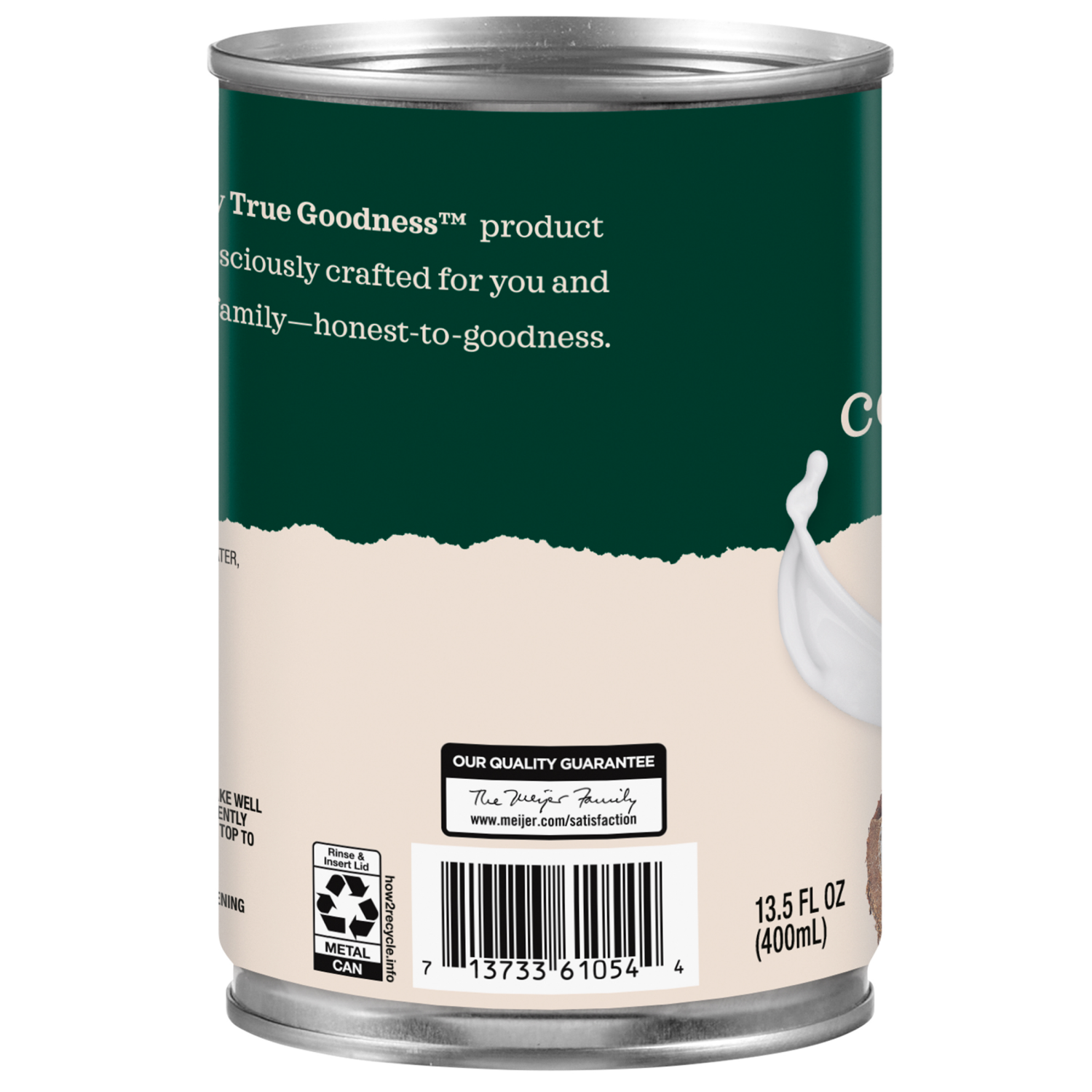 slide 2 of 2, True Goodness Organic Coconut Milk, 13.5 oz