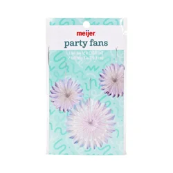 Meijer Iridescent Fans