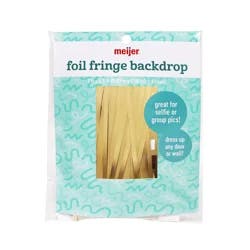 Meijer Backdrop, Gold Fringe