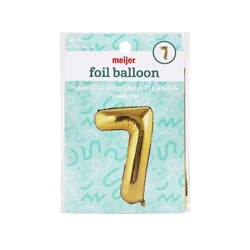 Meijer Foil Balloon Number 7, 36 In
