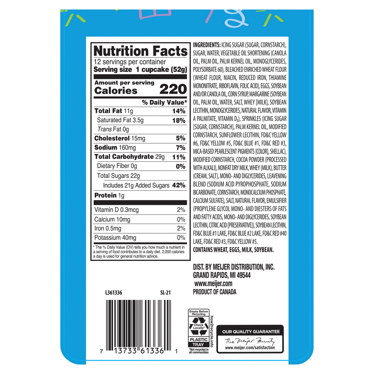 slide 3 of 4, Kimberly's Assorted Mermaid Cupcakes /, 12 ct; 22 oz