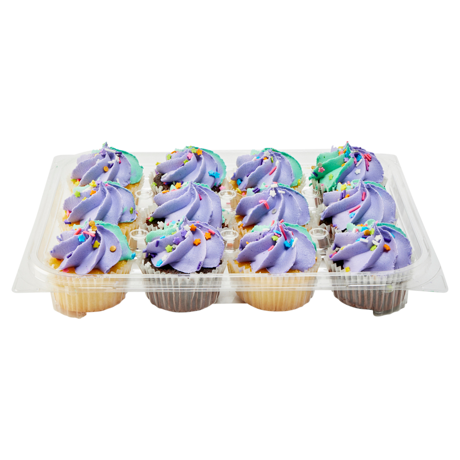 slide 4 of 4, Kimberly's Assorted Mermaid Cupcakes /, 12 ct; 22 oz