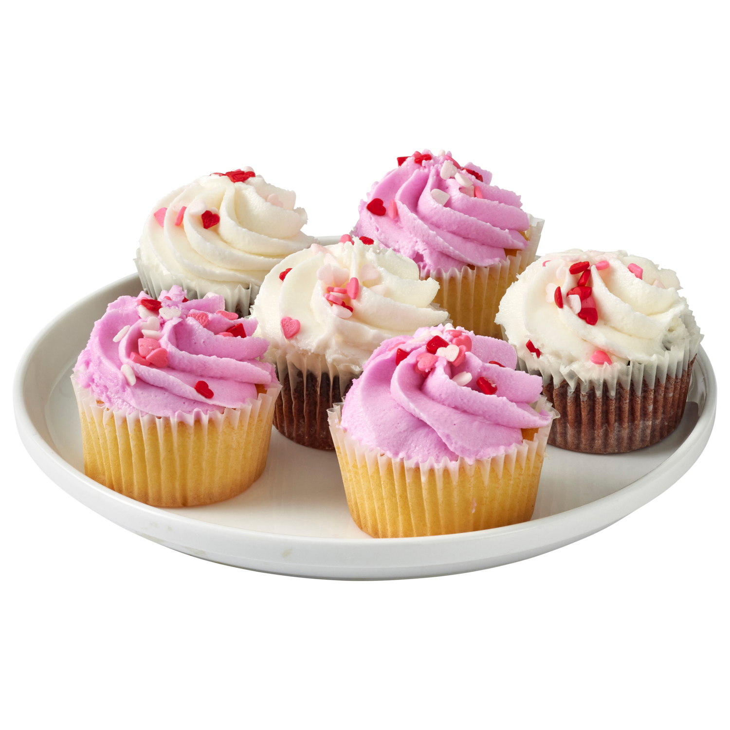 slide 4 of 5, Valentine Cupcakes, 22 oz