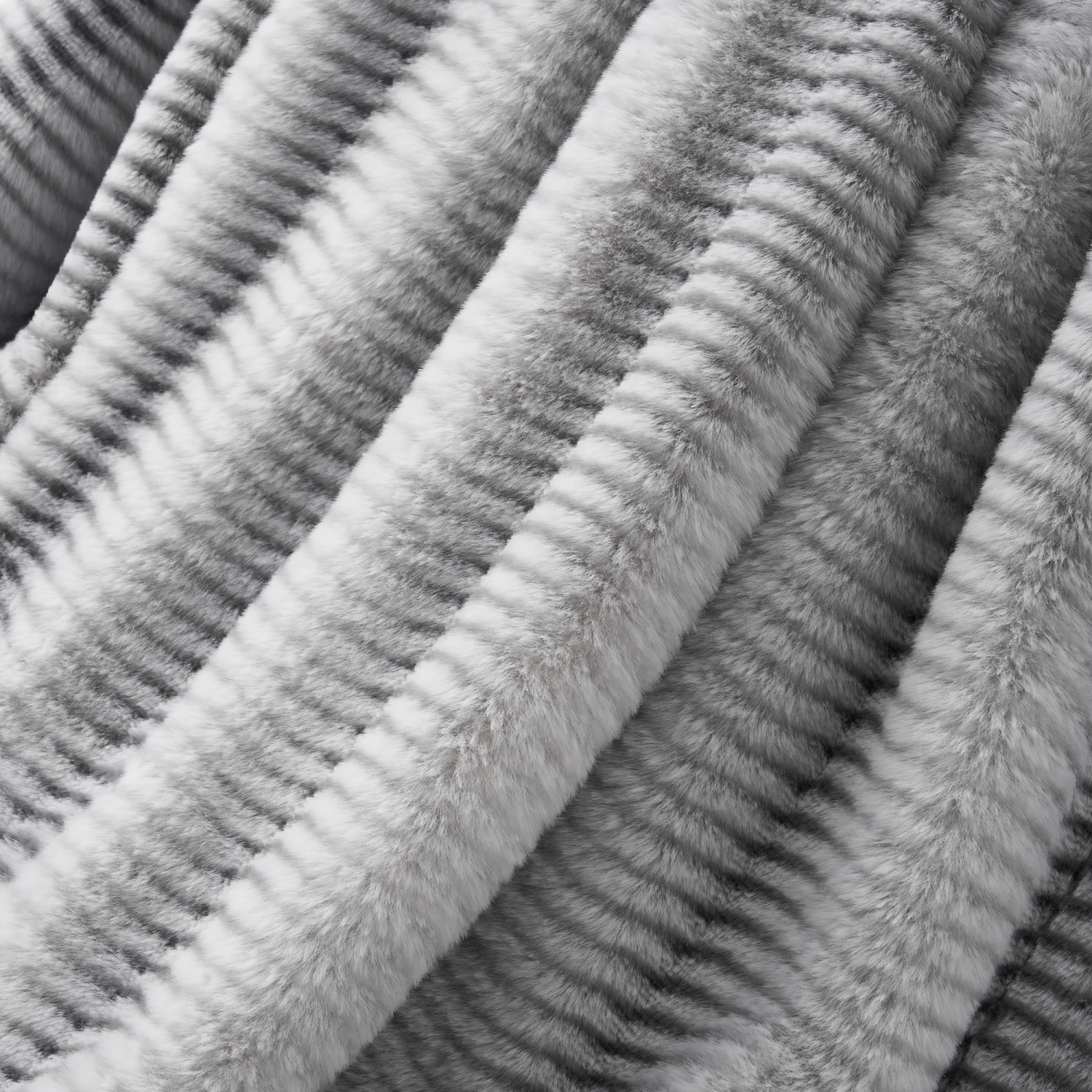 slide 3 of 6, ROOM & RETREAT RR GREY ANIMAL PRINT THROW, 50 x 60 