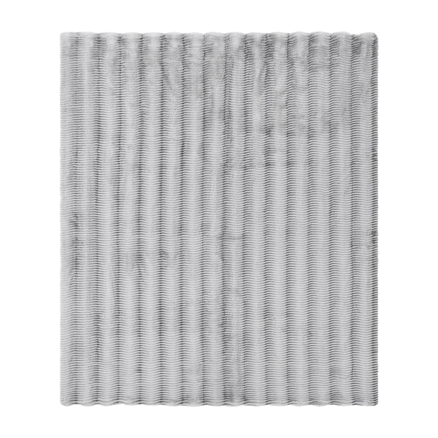 slide 4 of 6, ROOM & RETREAT RR GREY ANIMAL PRINT THROW, 50 x 60 