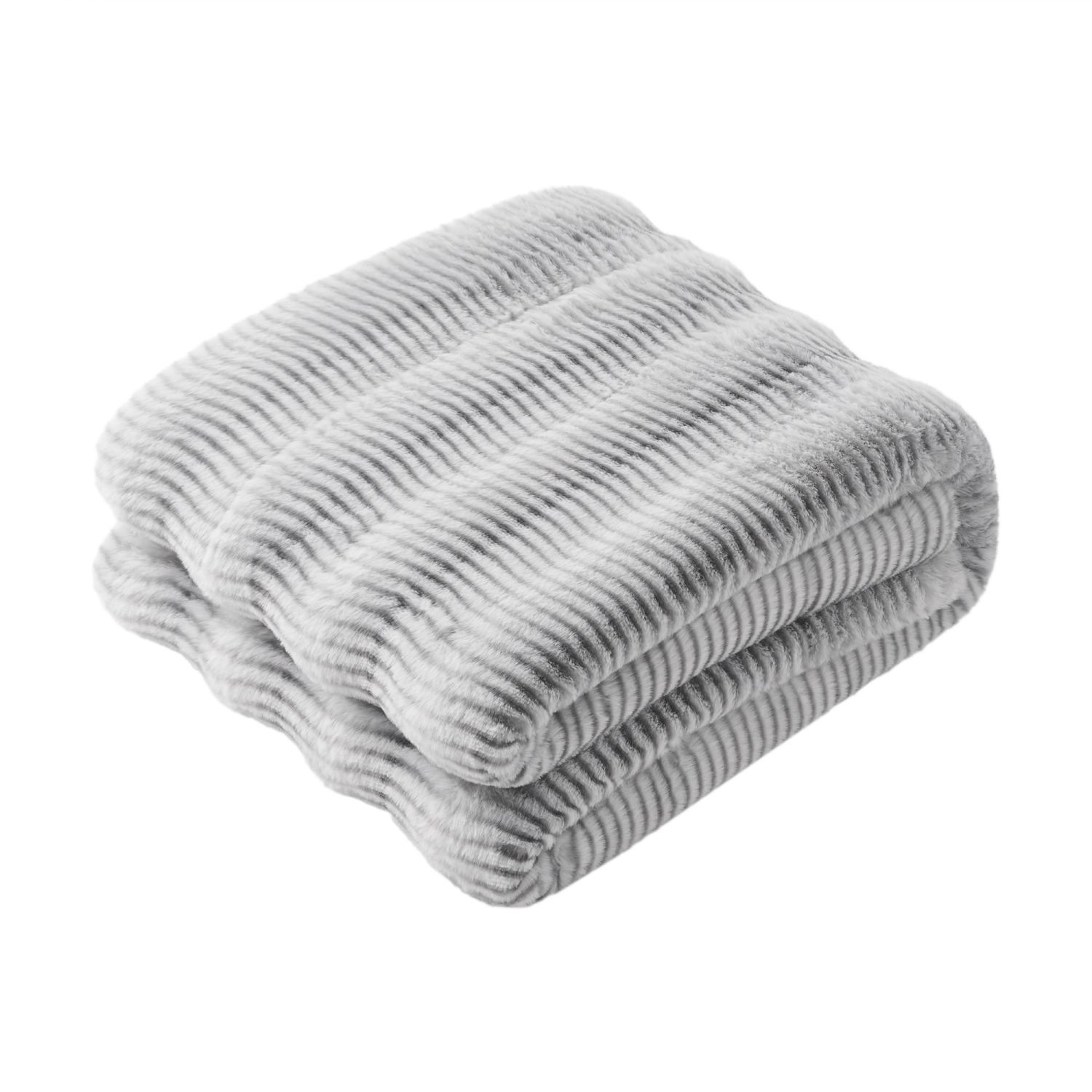 slide 1 of 6, ROOM & RETREAT RR GREY ANIMAL PRINT THROW, 50 x 60 