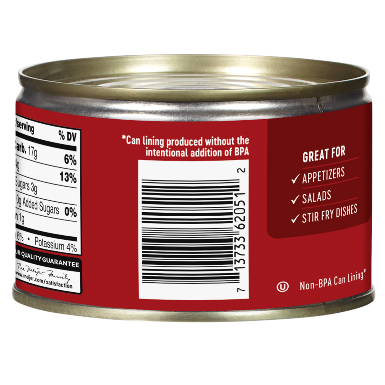 slide 3 of 3, Meijer Whole Water Chestnuts, 8 oz