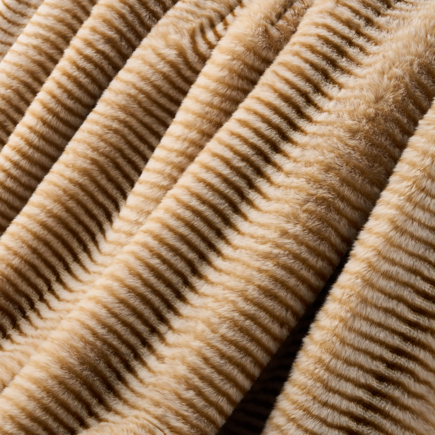 slide 3 of 6, ROOM & RETREAT RR TAN ANIMAL PRINT THROW, 50 x 60