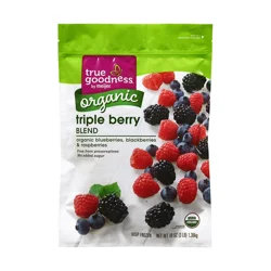 TRUE GOODNESS ORGANIC TRIPLE BERRY BLEND 48 OZ
