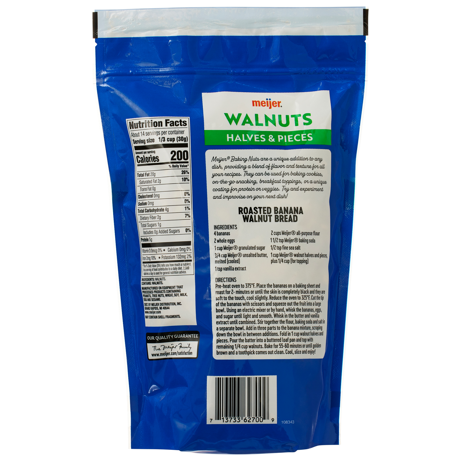 slide 2 of 3, Meijer Walnut Halves & Pieces, 15 oz