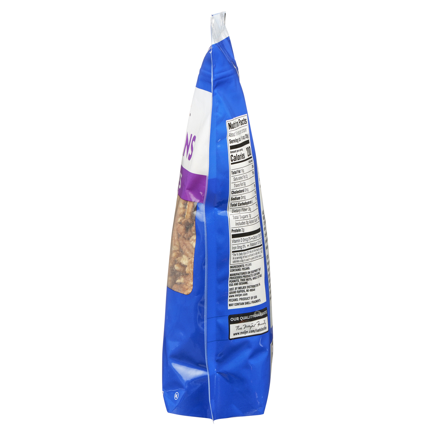 slide 3 of 5, Meijer Pecan Halves, 16 oz
